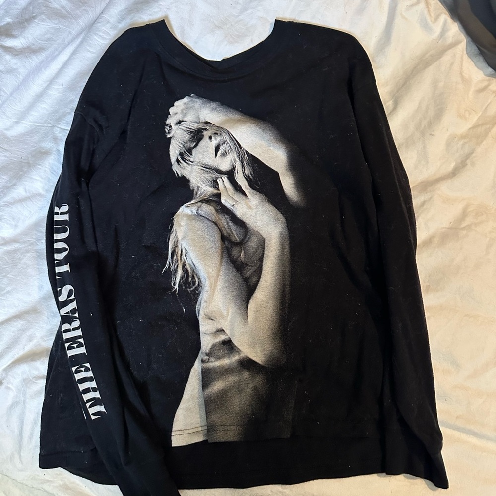 Taylor Swift The Eras Tour Black Shirt